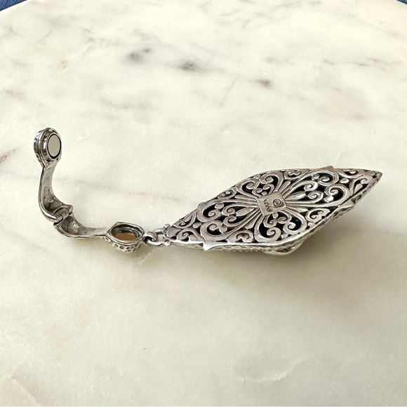 Sarda Bali Collection Jawan Sterling Silver “One Moment At A Time"  Pendant - Picture 4 of 10